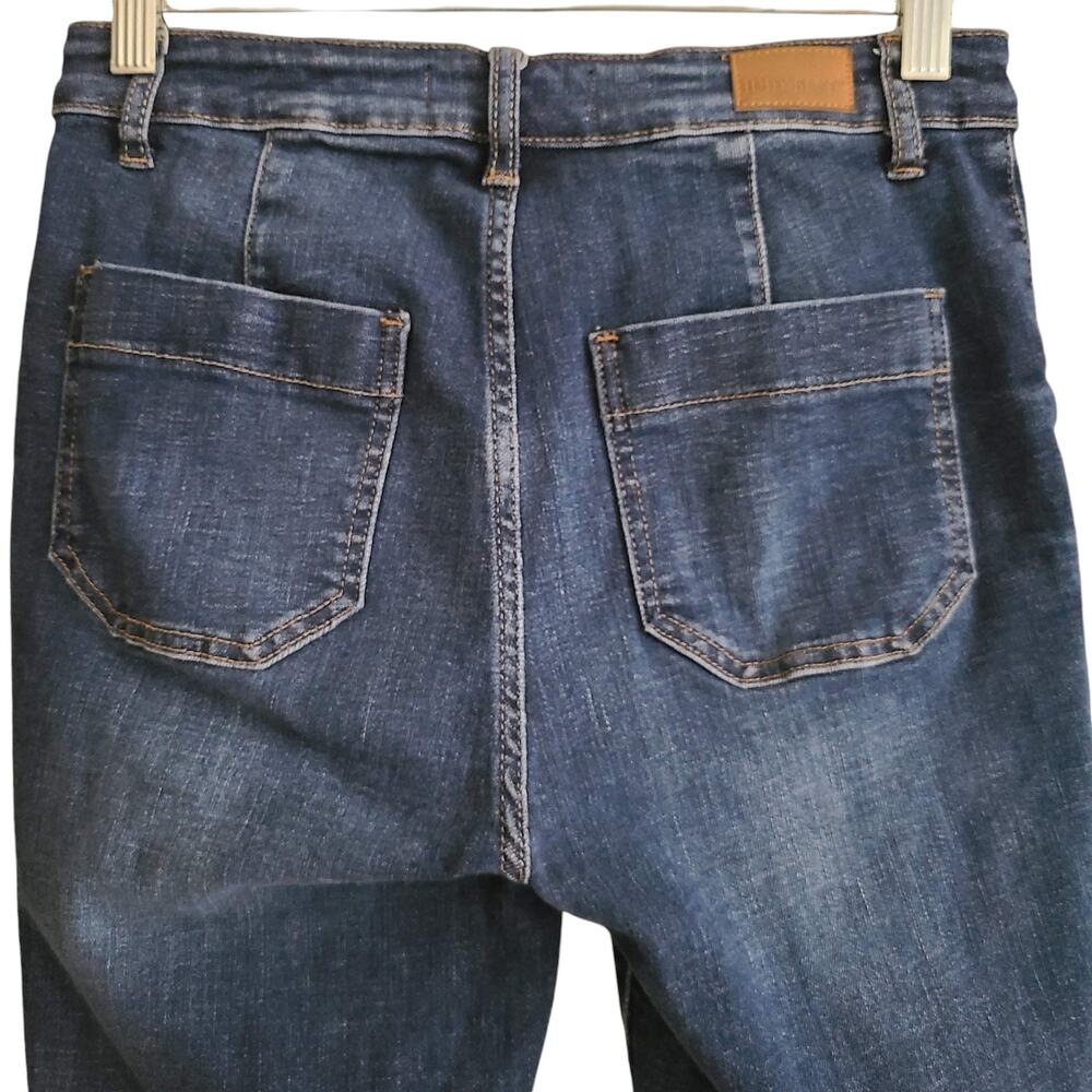 JUDY BLUE Skinny Fit Patch Pocket Stretch Button‎ Fly Jeans JB88134 Women's 9/29 - Picture 4 of 11